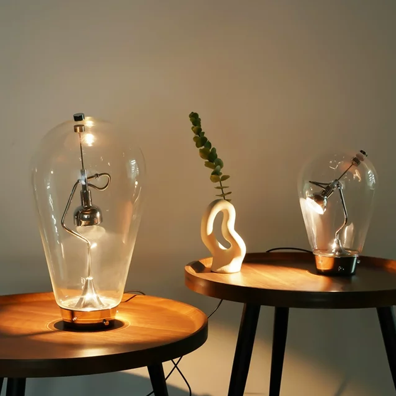 Creative Movable High-End Blow Glass Table Lamp