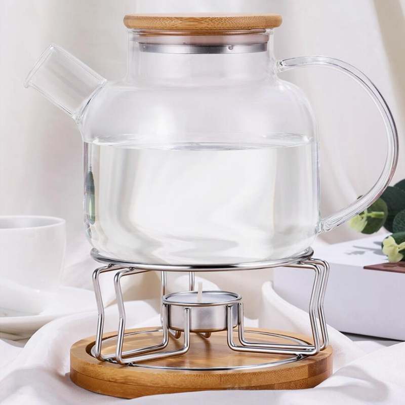 Lamp Heated Tea Insulation Stove Heating Base with Glass Tea Pot