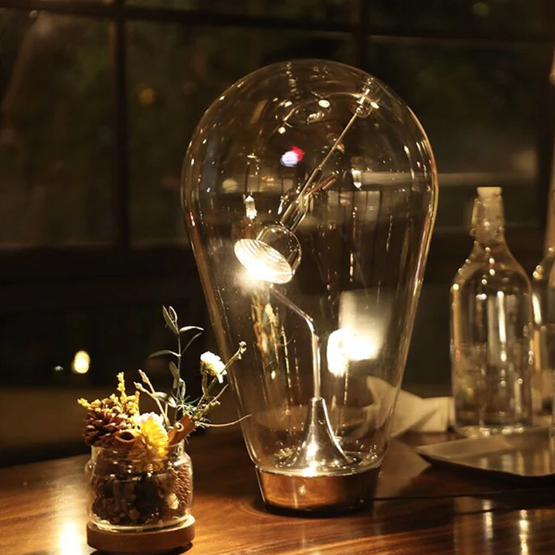 Creative Movable High-End Blow Glass Table Lamp