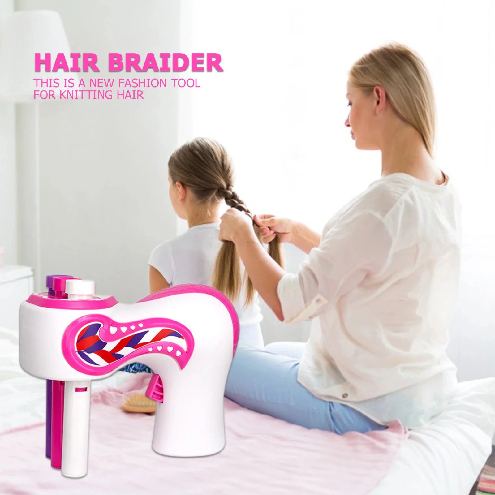 DIY Automatic Hair Knitting Machine Braid Hair Tools