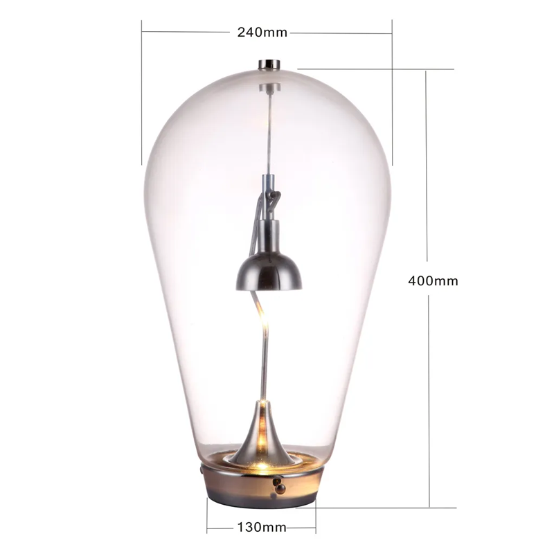 Creative Movable High-End Blow Glass Table Lamp