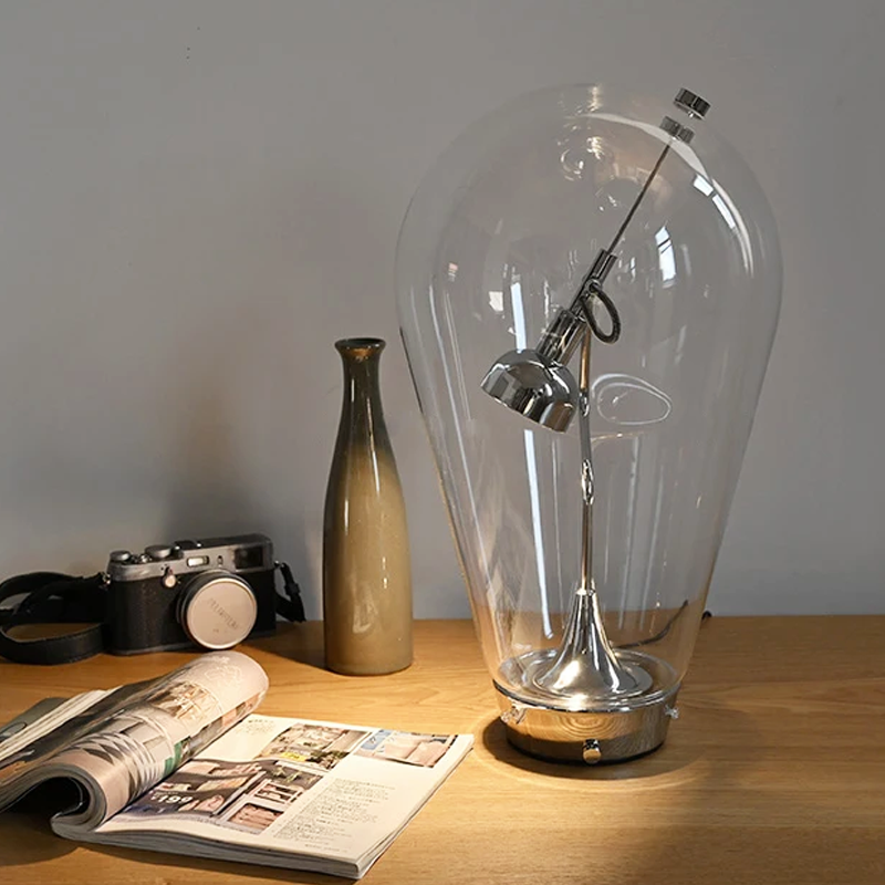 Creative Movable High-End Blow Glass Table Lamp