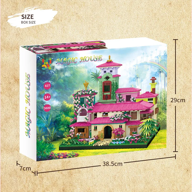 Creative Magic Castle Architecture Building Blocks