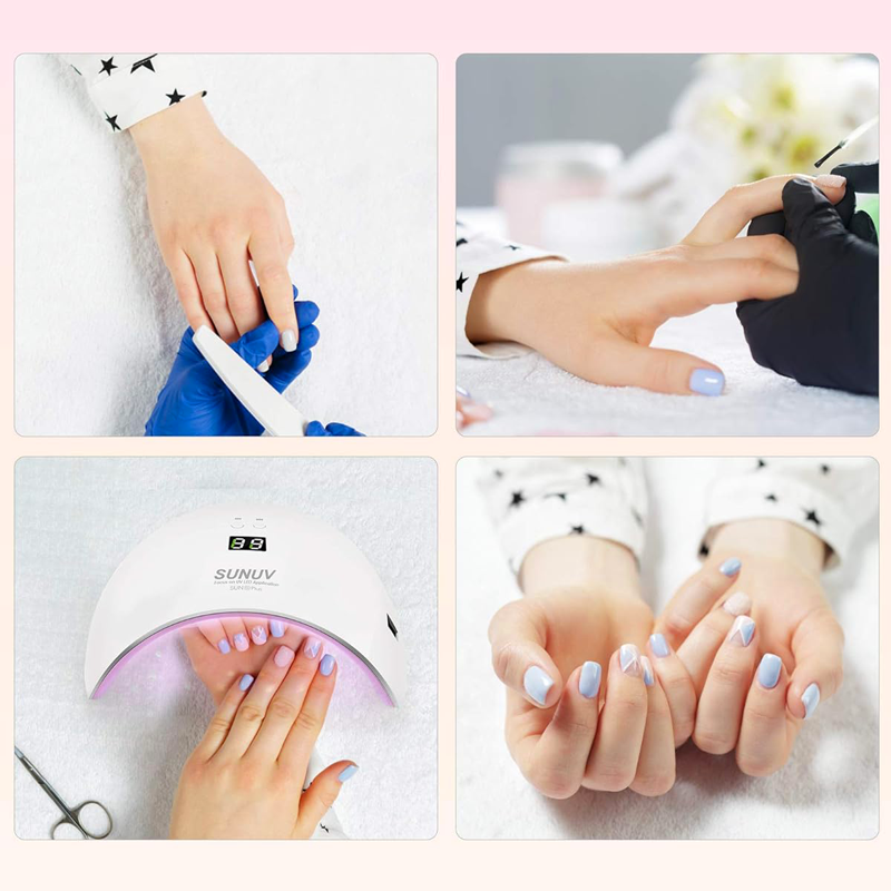 Nail Dryer LED UV Nail Lamp with LCD Display for Nail Art