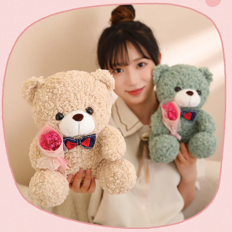 Cute Hug Bouquet Teddy Bear Plush