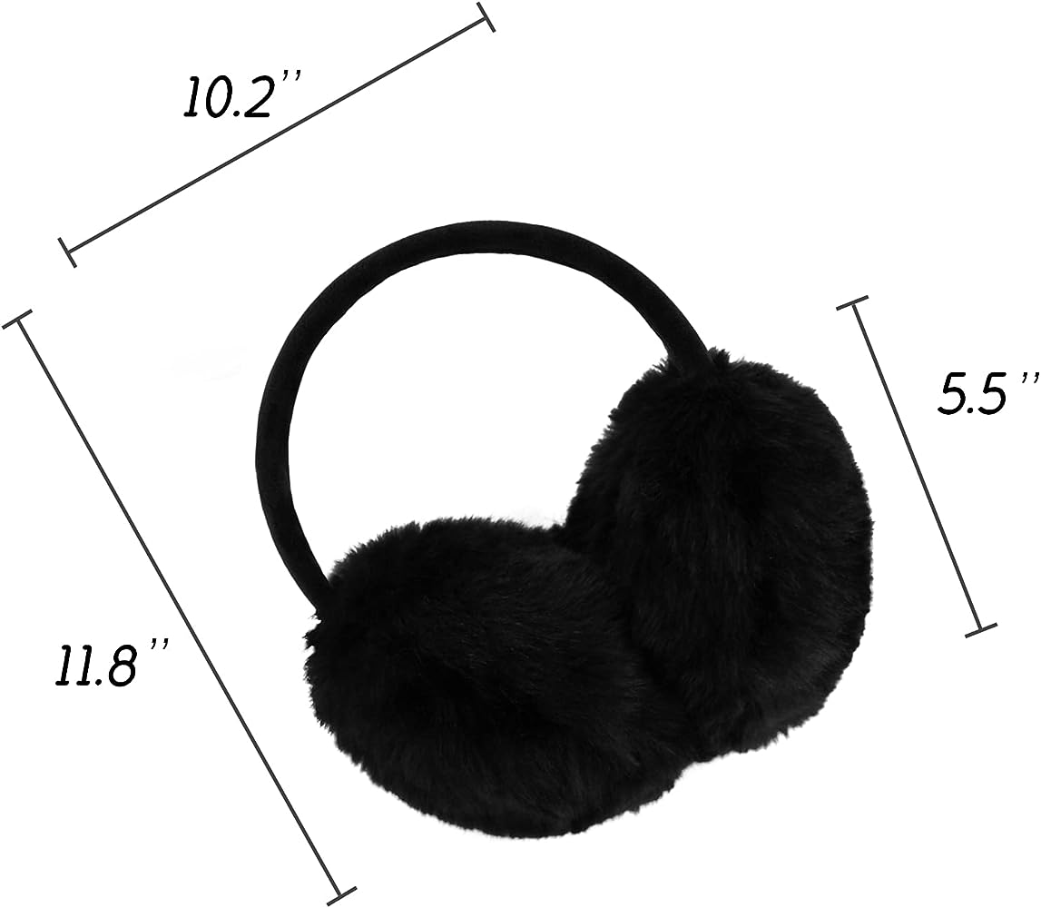 Women Winter Earmuffs Fleece Adjustable Ear Covers