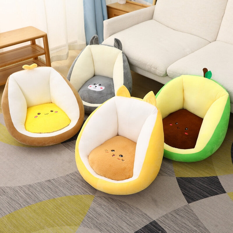 Kawaii Therapy Fruit Seat Cushion