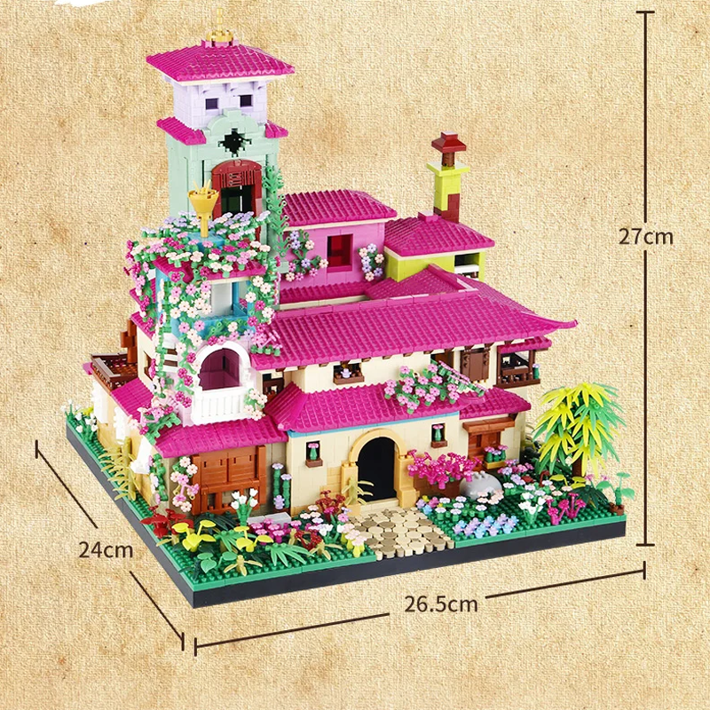 Creative Magic Castle Architecture Building Blocks