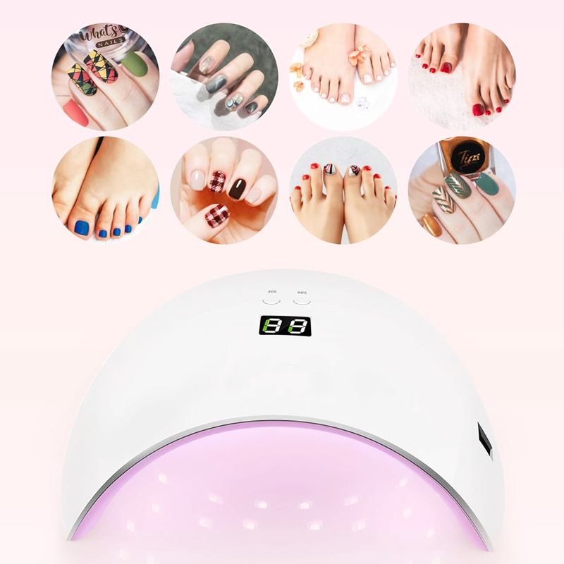 Nail Dryer LED UV Nail Lamp with LCD Display for Nail Art