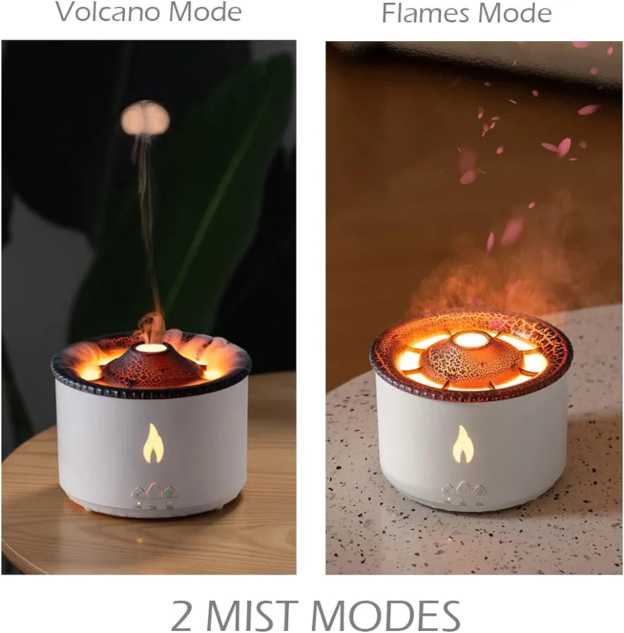 Volcano Flame Humidifier Original Lamp Diffuser for Aroma Essential Oils