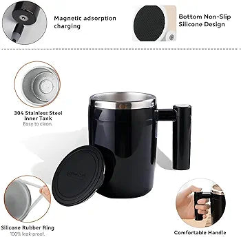 Self Stirring Rechargeable Auto Magnetic Mug