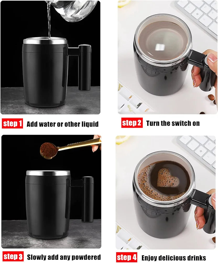 Self Stirring Rechargeable Auto Magnetic Mug