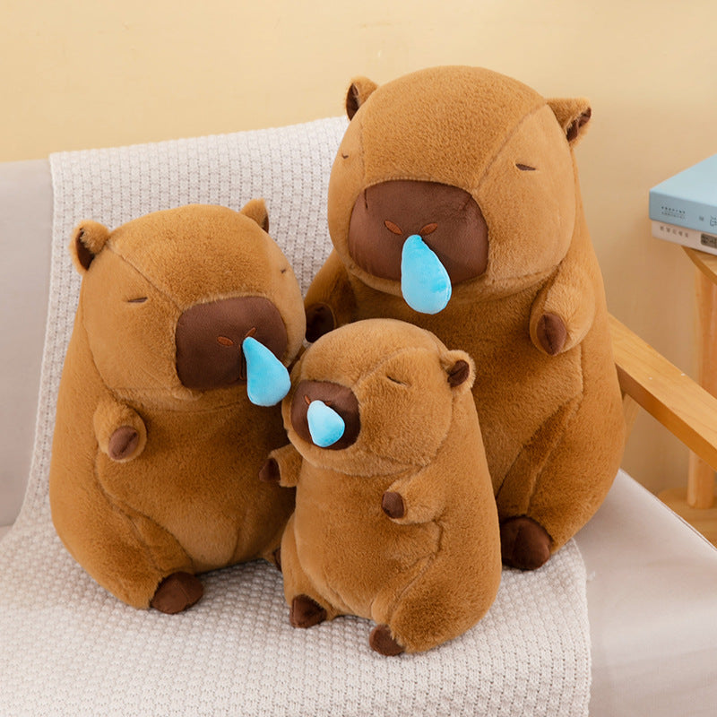 Cute Snotty Capybara Runny Nose Plushie