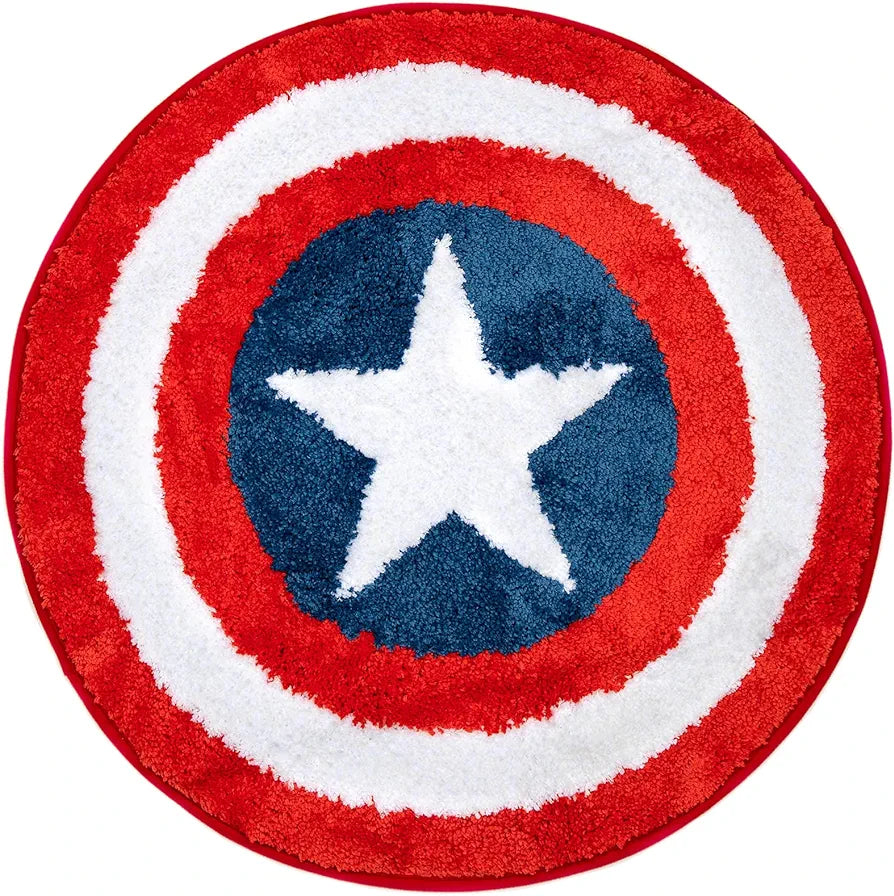 Marvel Avengers Shields Tufted Polyester Bath Rug