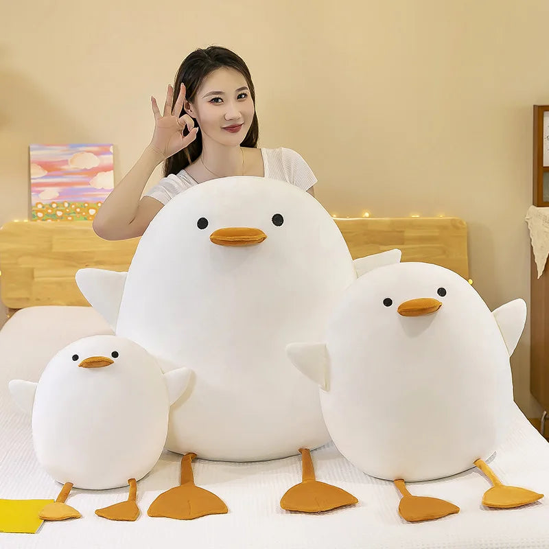 Big Fat Stuffed Fluffy Duck Plush Toy