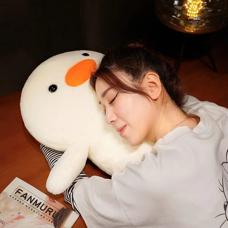 Cute White Duck Hug Pillow Plush Toy