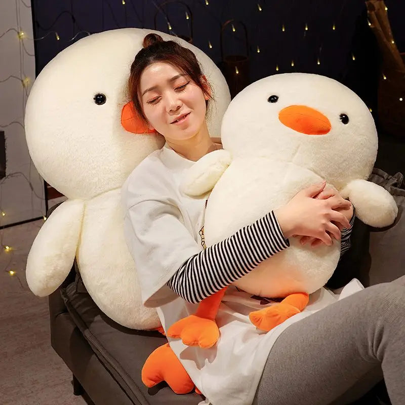 Cute White Duck Hug Pillow Plush Toy