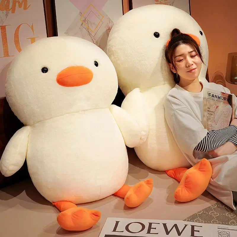 Cute White Duck Hug Pillow Plush Toy