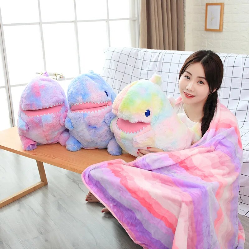 Kawaii Dinosaur Shark Plush (60cm) – Limited Edition