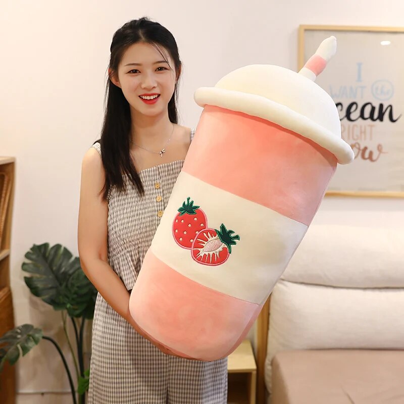 Kawaii Fruit Bubble Tea Plush XL (65cm)