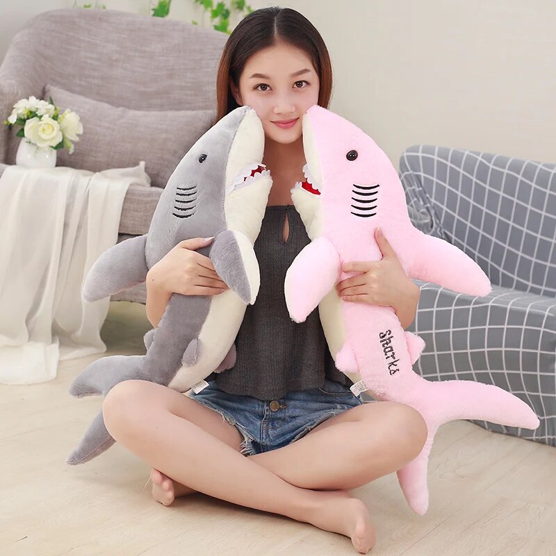 Kawaii Shark Plush Jumbo Edition (100cm)