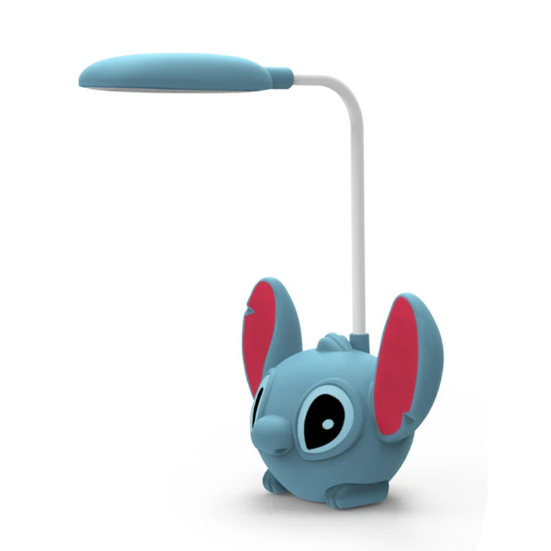 Lilo & Stitch Foldable Rechargeable Desk Lamp with Pencil Sharpener