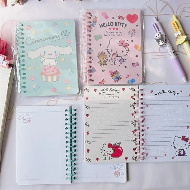 Anime Series Kuromi My Melody Cinnamoroll Hello Kitty Cartoon Notebook