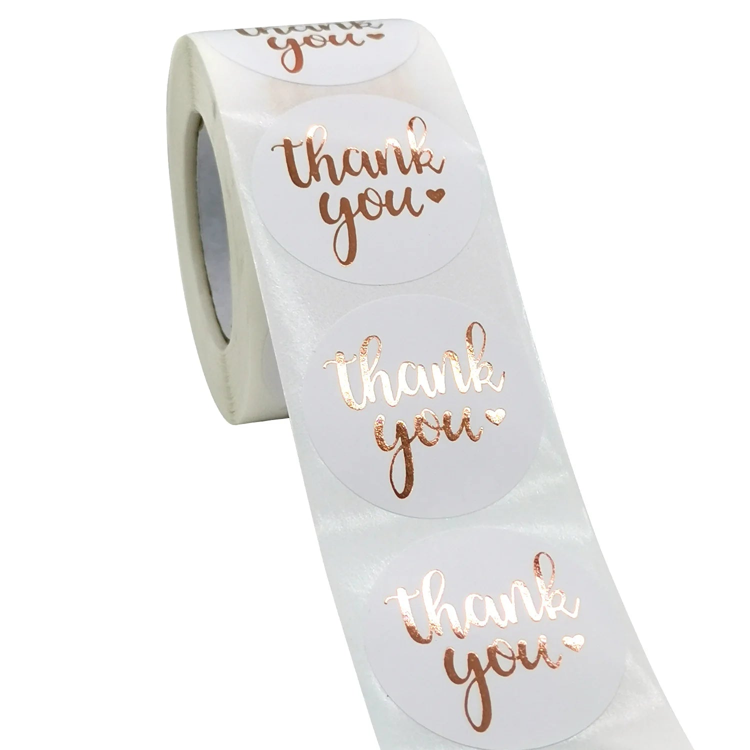 Round Shape Thank You Envelope Seal Label Stickers