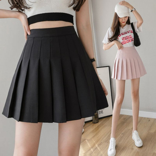 Summer Short Pleated Kawai Skirt