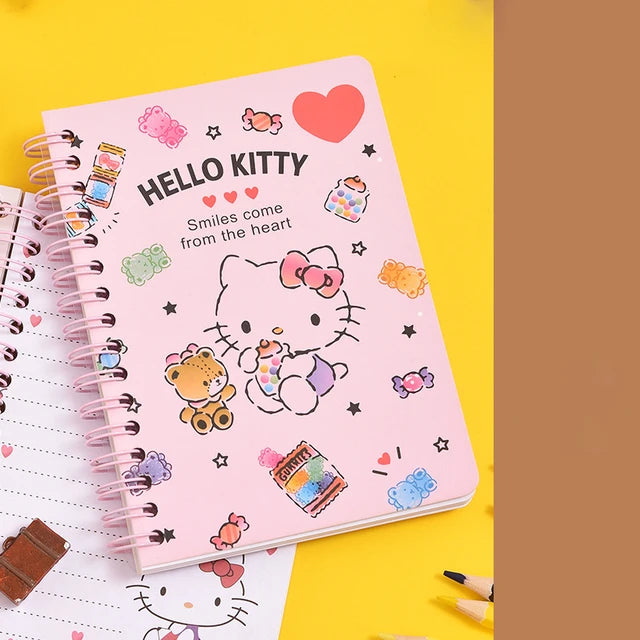 Anime Series Kuromi My Melody Cinnamoroll Hello Kitty Cartoon Notebook