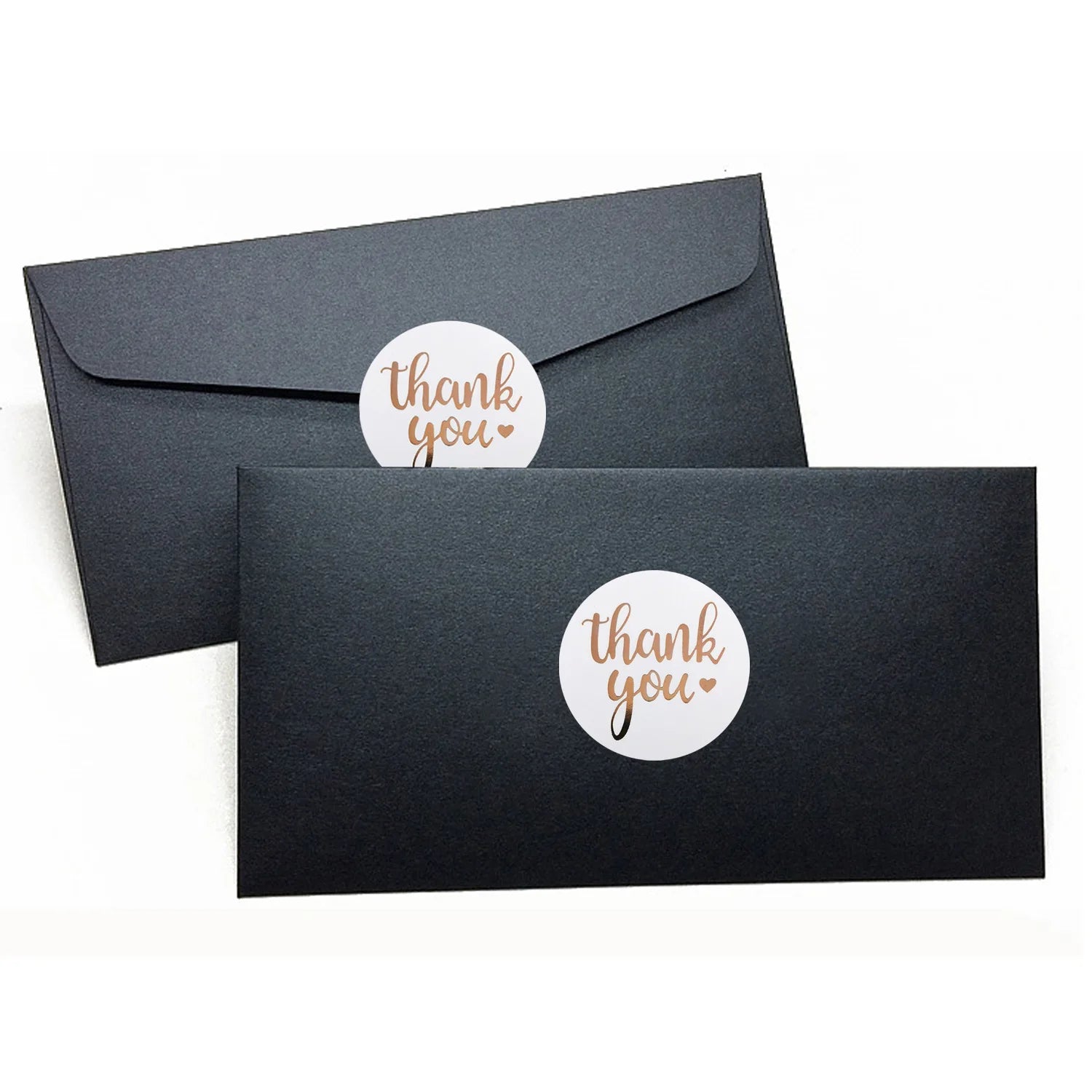 Round Shape Thank You Envelope Seal Label Stickers