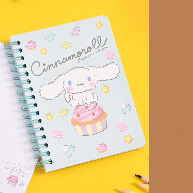 Anime Series Kuromi My Melody Cinnamoroll Hello Kitty Cartoon Notebook