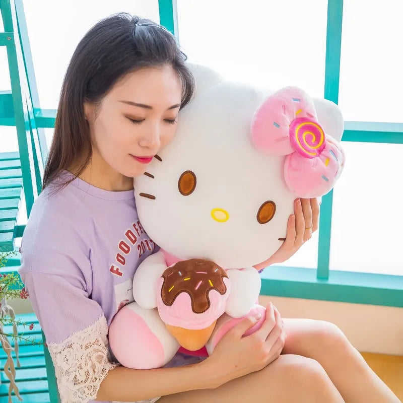 Hello Kitty Kawaii with Ice Cream Plush Doll