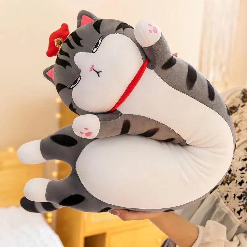 Long My Emperor Cat Snuggle Plush Pillow