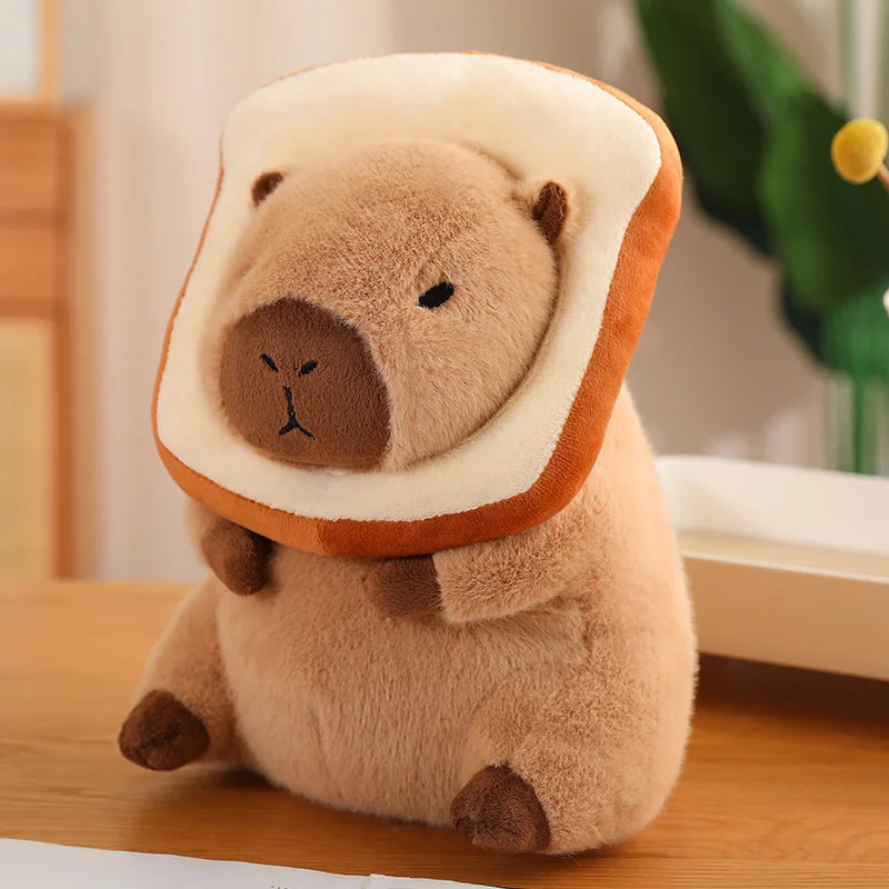 Cute Fluffy Head Gear Capybara Plush