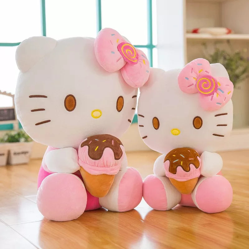 Hello Kitty Kawaii with Ice Cream Plush Doll