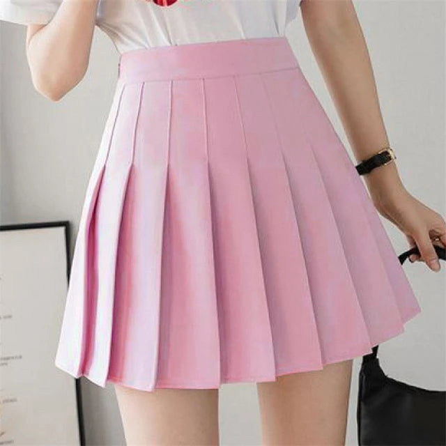 Summer Short Pleated Kawai Skirt