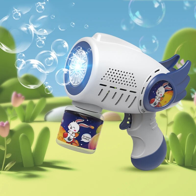 Bubble Shooter Electric Machine Gun for Kids