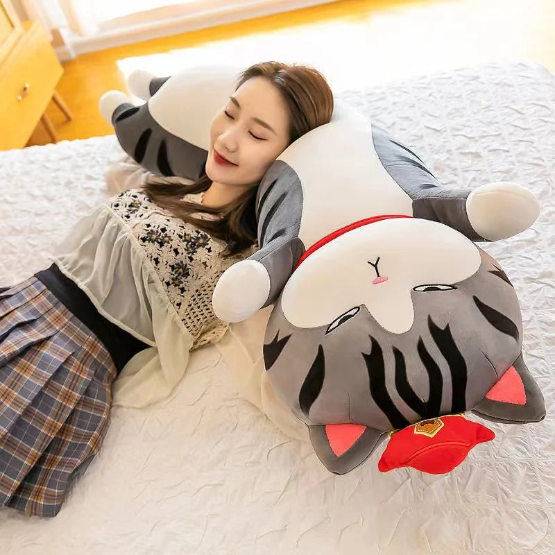 Long My Emperor Cat Snuggle Plush Pillow