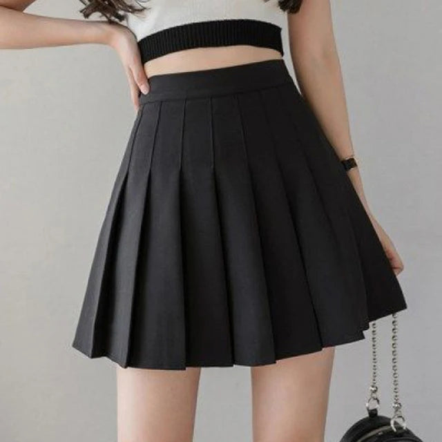 Summer Short Pleated Kawai Skirt