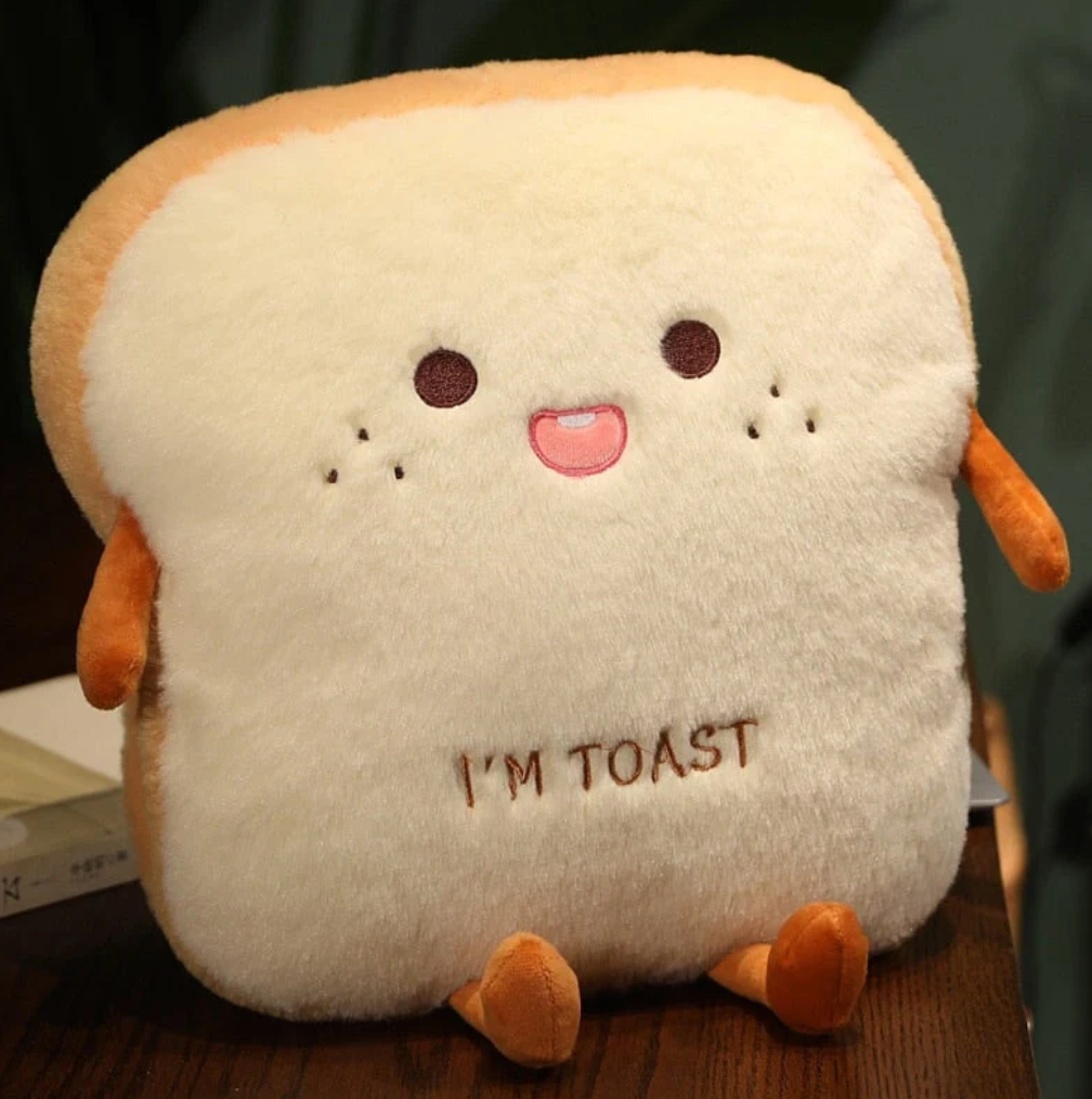 Fluffy Toastie Bread Warm Plushies