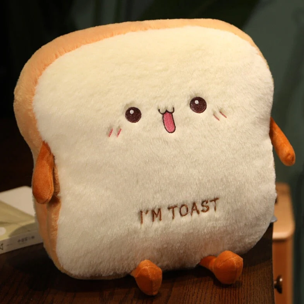 Fluffy Toastie Bread Warm Plushies