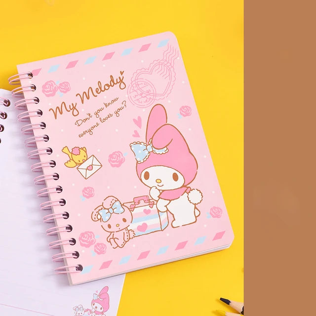 Anime Series Kuromi My Melody Cinnamoroll Hello Kitty Cartoon Notebook