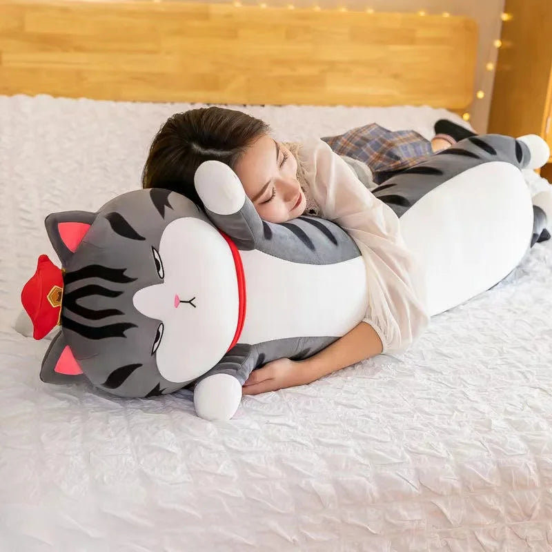 Long My Emperor Cat Snuggle Plush Pillow