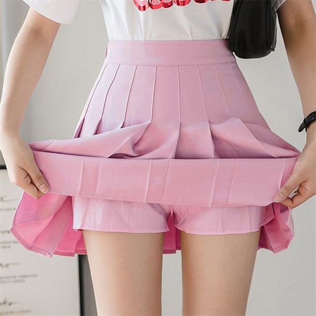 Summer Short Pleated Kawai Skirt