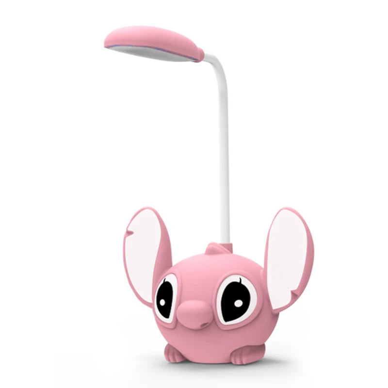 Lilo & Stitch Foldable Rechargeable Desk Lamp with Pencil Sharpener