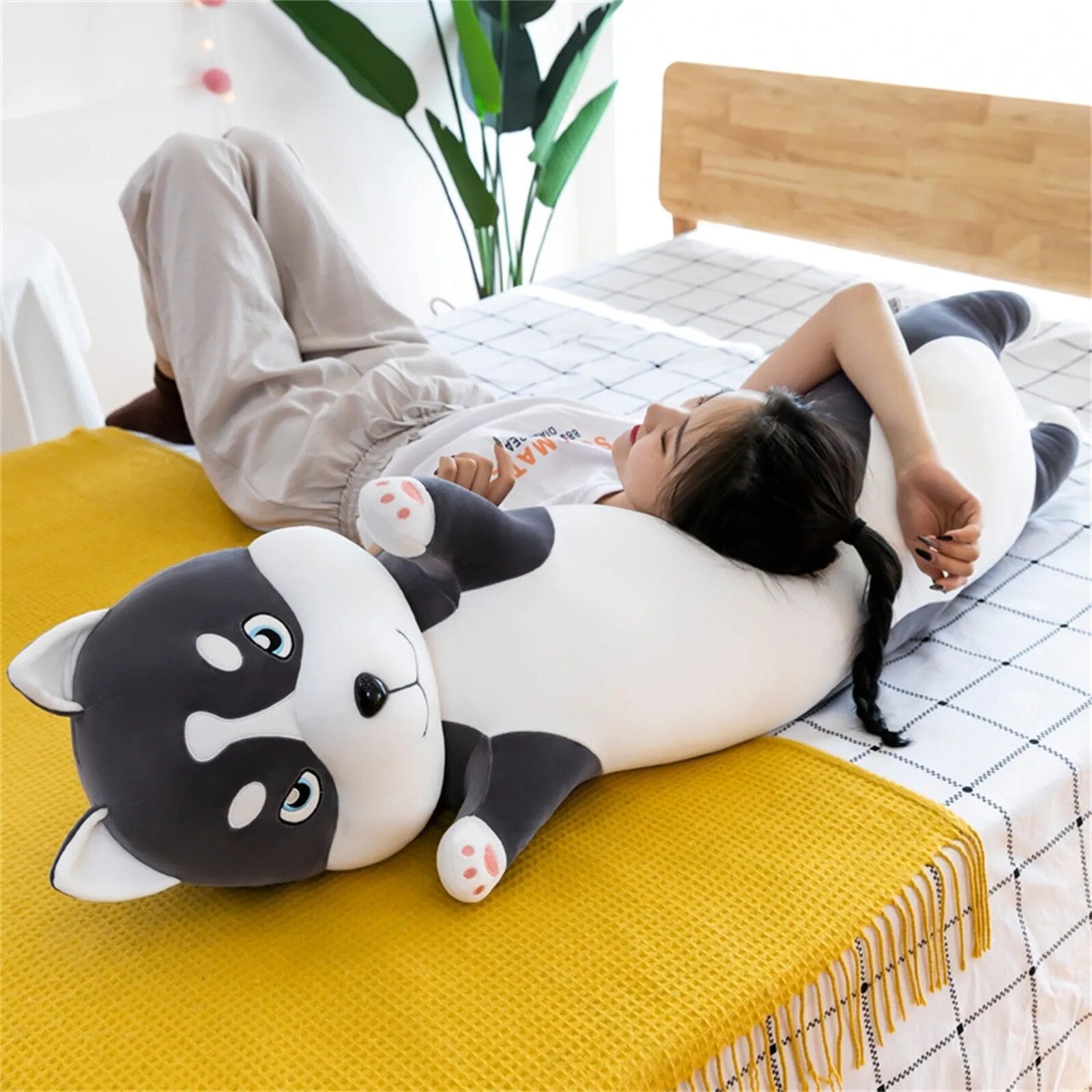 Kawaii Shiba Inu Long Pillow Plush XL (100cm)