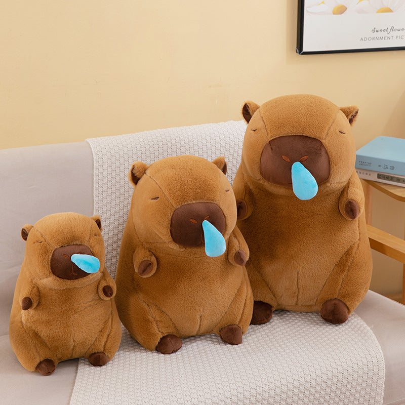 Cute Snotty Capybara Runny Nose Plushie