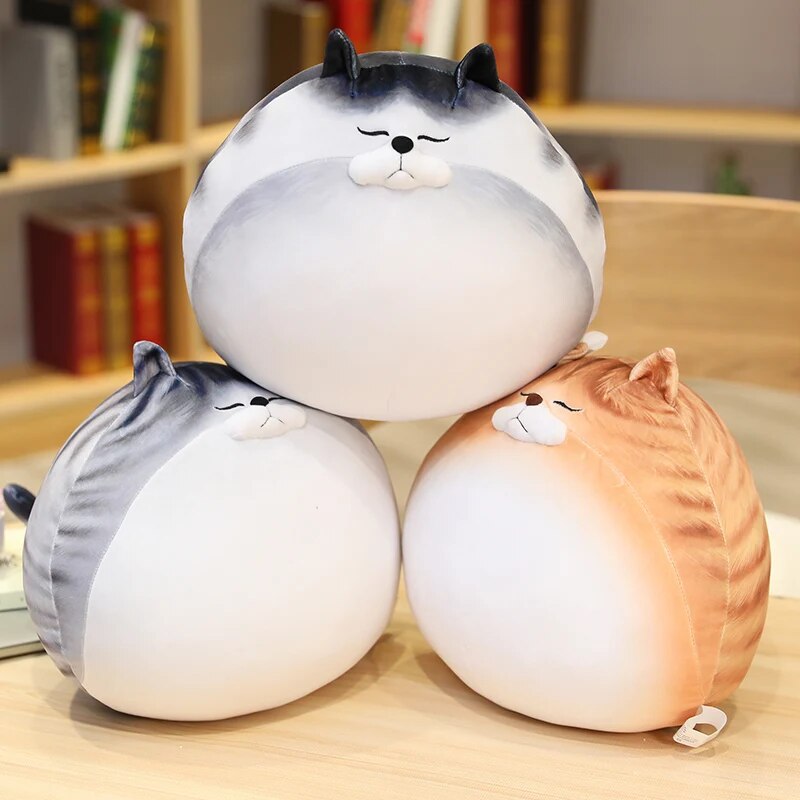 Kawaii Chubby Round Cat Plush XL (50cm)