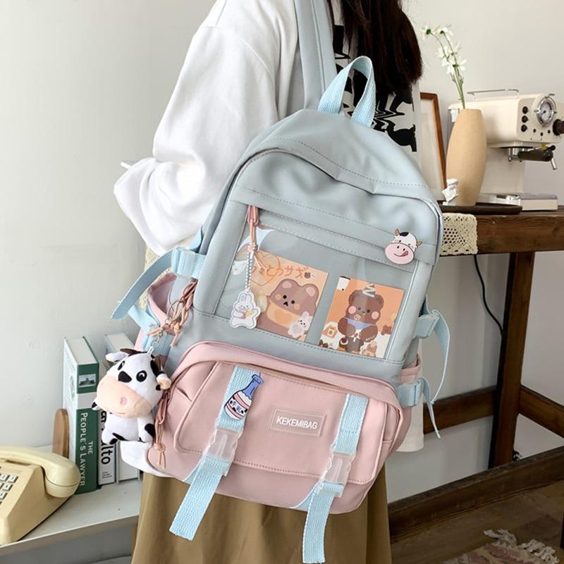 Canvas Kekemi Bear Capacious Backpack